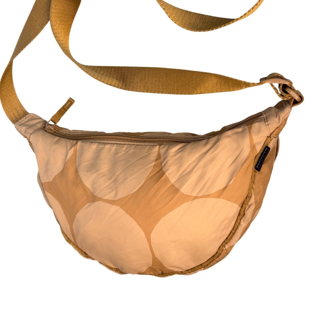 Uniqlo Marimekko Round Mini Shoulder Bag Beige Kivet Dot EUC Gorpcore